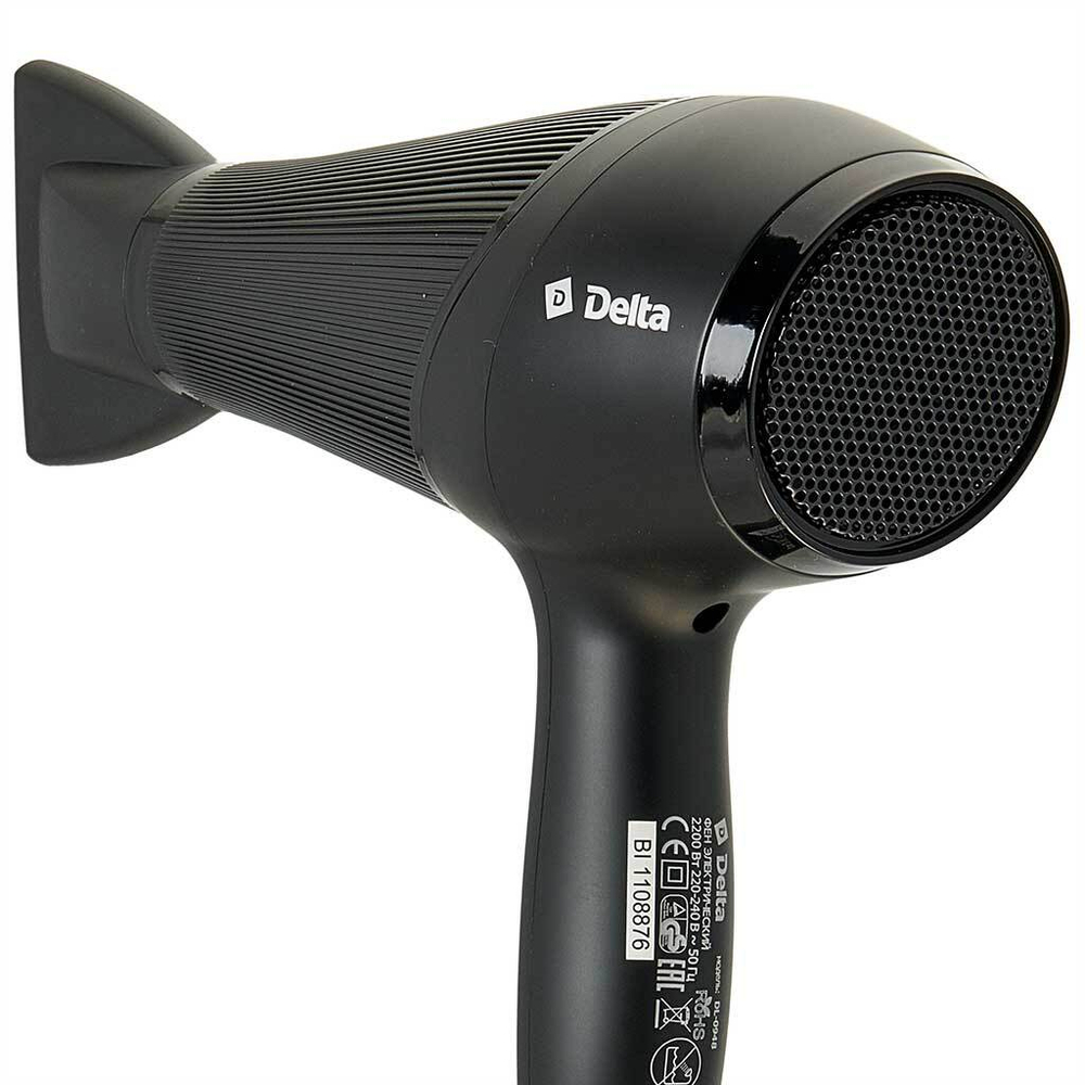 Фен электрический 2200 Вт DELTA DL-0948 черный