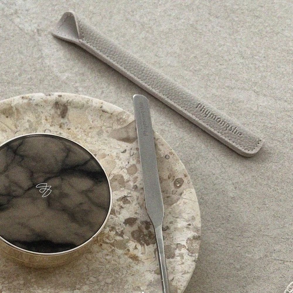 Phymongshe Шпатель металлический для нанесения косметических средств Ritual Spatula