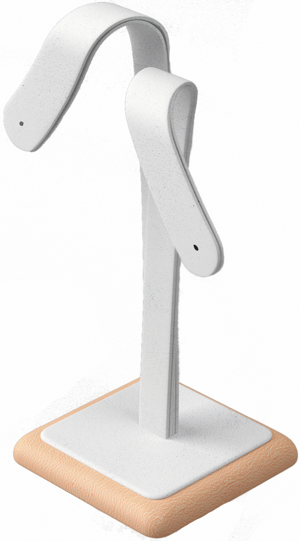 Подставка для серег/ушки/2 отверстия/накладка/квадратное основание/Н-110 мм.