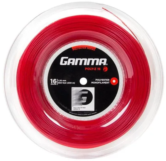 Теннисная струна Gamma Poly-Z - 1.3 Reel (200 м), арт. GZPZR-10