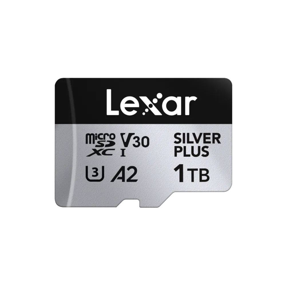Карта памяти Lexar Professional SILVER PLUS microSDXC 1TB UHS-I U3 V30 C10 A2, R/W 205/150 МБ/с