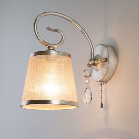 60065/1 / настенный светильник /   серебро