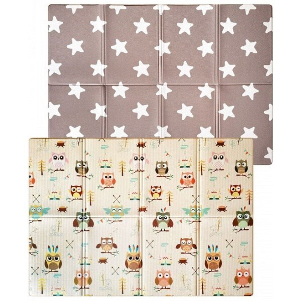 Детский развивающий коврик (книжка) Owl &amp; Star, двухсторонний, (190х130х1см)