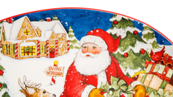 Блюдо овальное 40х30.5см Certified Int. Мастерская Санта-Клауса