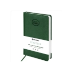 Ежедневник А-5 2026 BRAUBERG Favorite, под кожу, зеленый, 117038