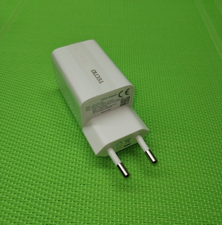 Блок питания (зарядное устройство) - (TCW-E61S-65W) (65W) USB-C (АСЦ)