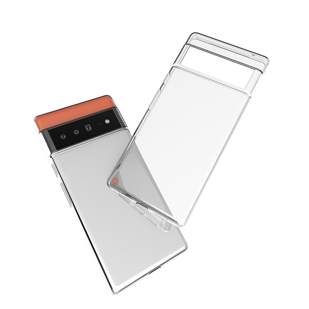 Ультра тонкий чехол из силикона для телефона Google Pixel 6 Pro с 2021 года, серия Ultra Clear от Caseport