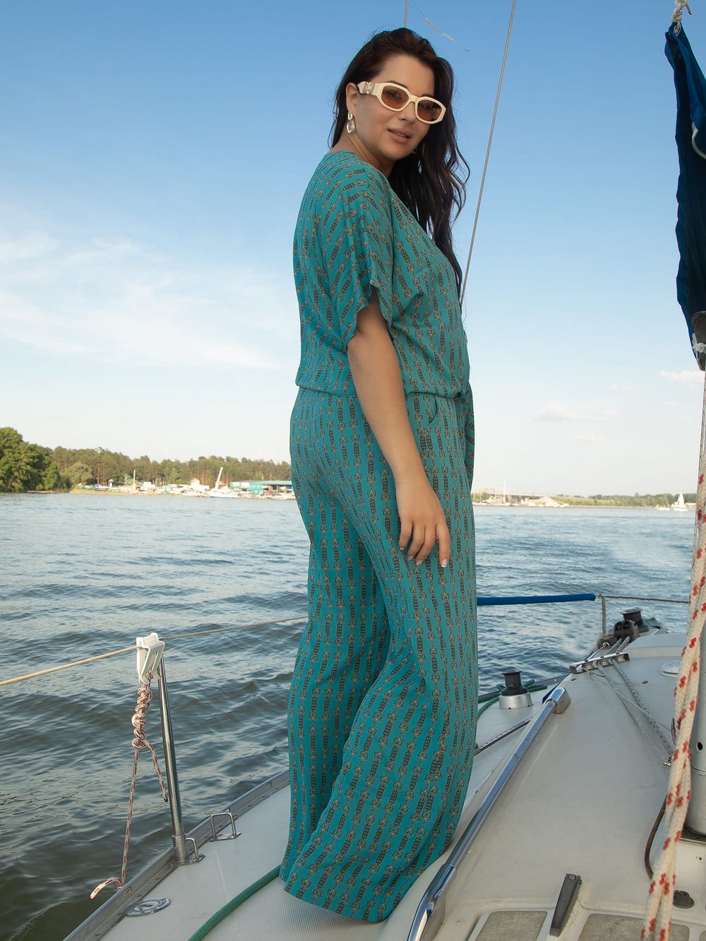 Костюм Чистый лист (бирюзовый) К15900-7М LT Collection