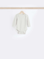 Боди с длинным рукавом для малышей Next N95-337, 5 шт., Бежевый, Салатовый, Голубой