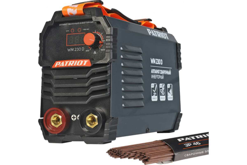 Cварочный инверторный аппарат Patriot WM230D MMA с маской 311D 605302290