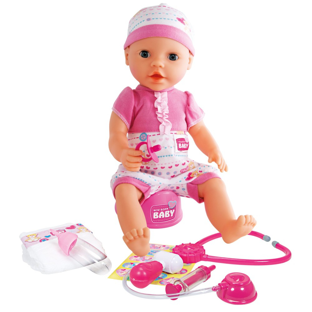 Кукла-пупс Simba New Born Baby 5032355 Девочка-доктор с медицинскими аксессуарами 5032355 — фото 1