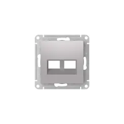 Накладка двойная AtlasDesign для информационных функций типа Keystone алюм. SE ATN000390