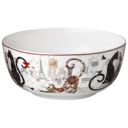 САЛАТНИК - ТАРЕЛКА СУПОВАЯ LEFARD "ПАРИЖСКИЕ КОТЫ" 800 МЛ 15,5*6,5 СМ (КОР=36ШТ.)