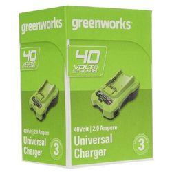 Зарядное устройство GREENWORKS G40C 40 В,2 А/ч=60 мин (2932507)