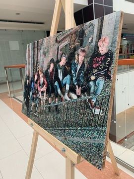 Картина на досках BTS (50x75 см)