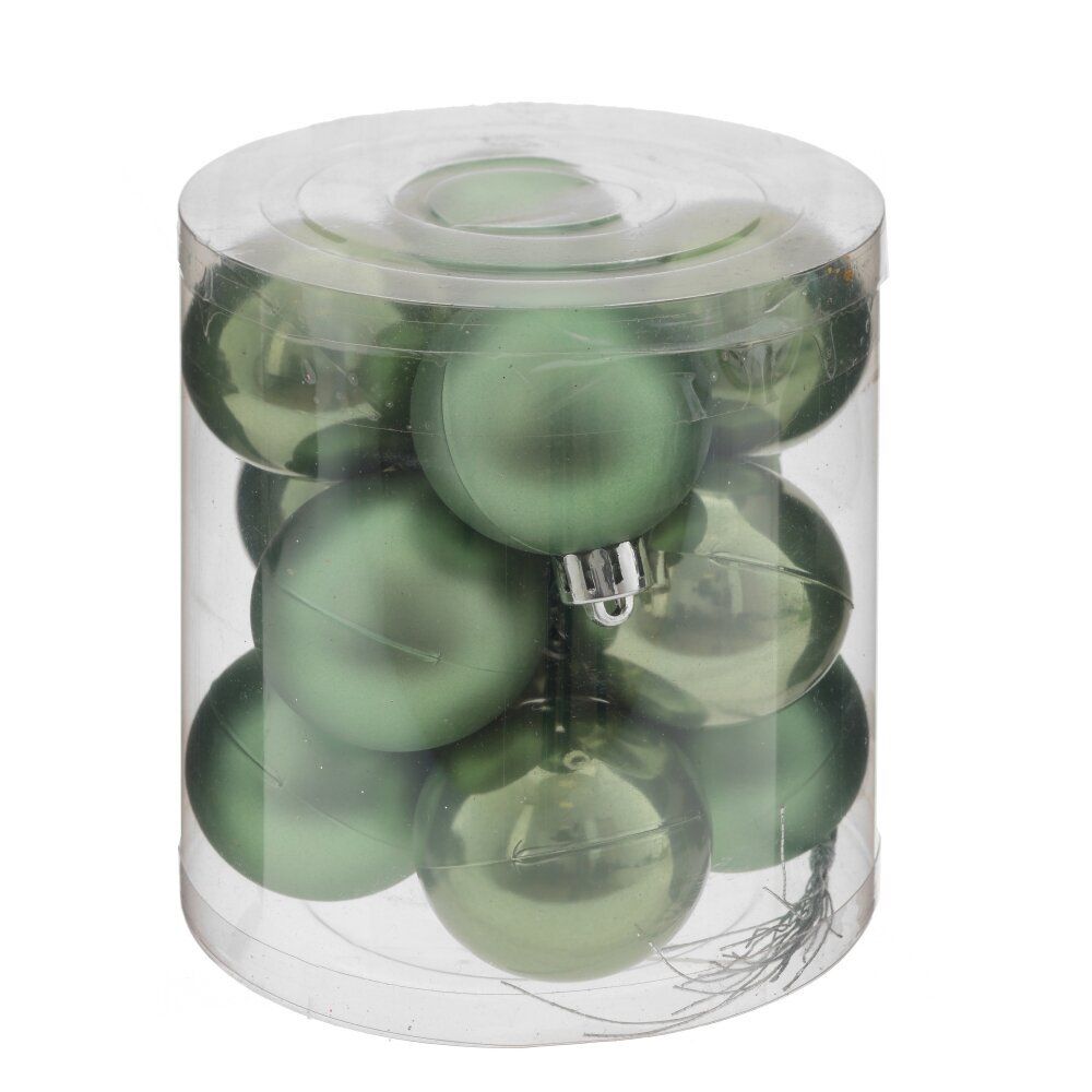 GAEM Набор из 12шт Украшение новогоднее "Шар", D 4 см, L4 W4 H5 см