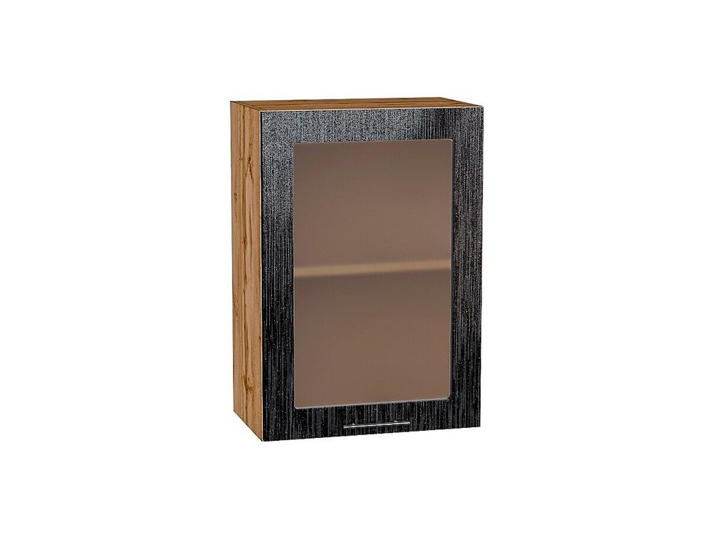 Шкаф верхний с 1-ой остекленной дверцей Валерия-М