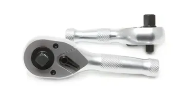 Трещотка реверсивная короткая двухсторонняя с накаткой 3/8''-1/2''(72зуб., L-130мм) RockFORCE RF-803344