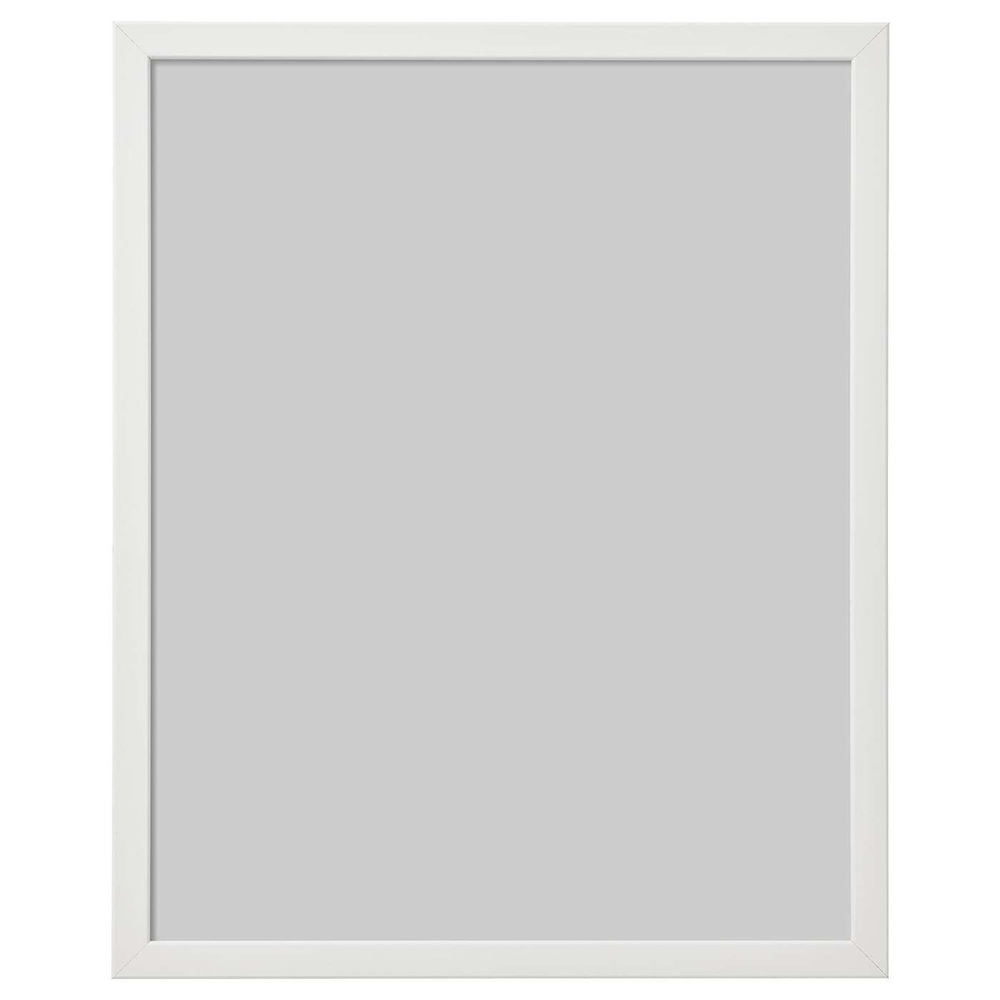 IKEA FISKBO  (ИКЕА ФИСКБО)  -  Рамка, белая, 40x50 см
