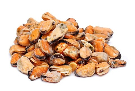 Мясо мидий варено-мороженое 200-300 1кг. Китай