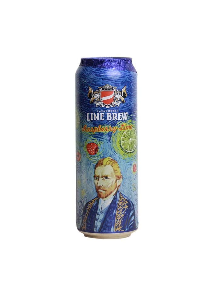Пивной напиток Berr Line Brew Wild Raspberry-Lime 4,5% 0.568л ж/банка