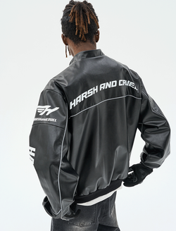 Куртка HARSHandCRUEL "Racing" V2 Leather Jacket