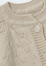 Песочник вязаный ажур (льняной)