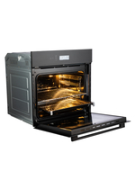 Духовой шкаф электрический встраиваемый MBO 6711W-NMT (BLACK) черный нано- матовое стекло, 70л, 11 режимов, до 250 Со (MACBI)