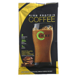 Chike Nutrition, Кофе со льдом с высоким содержанием протеина, шоколадная карамель, 12 пакетиков, 31 г (1,09 унции)