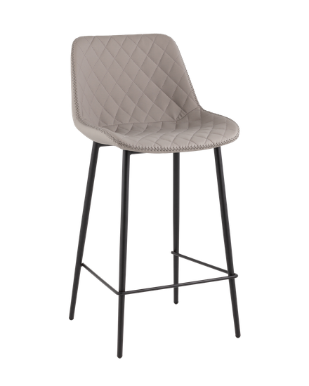 Стул барный Arch экокожа серый