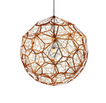 Pendant design lamp  Etch Web by Tom Dixon (Bronze)