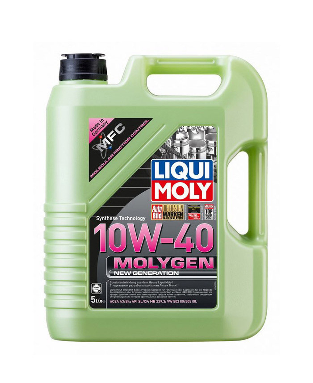 Масло Liqui Moly Molygen New Generation 10W40 (5 л) НС-синтетика