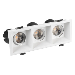 Светильник MS-FLOW-BUILT-S230x85-3x12W Warm3000 (WH, 38 deg, 230V) (Arlight, IP20 Металл, 5 лет) 055922