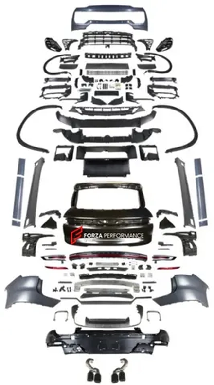 Обвес переделка в стиле 9Y0.2 Turbo 2023+ для PORSCHE CAYENNE 958.2 2015–2018