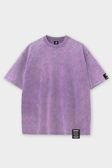 Футболка SHMOT "BLANK" GARMENT DYE Фиолетовый