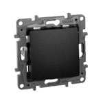 Выключатель 1-клавишный 10А 250В антрацит ETIKA Legrand