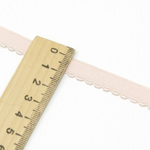 Резинка отделочная с фестончатым краем ПУДРА, 10мм