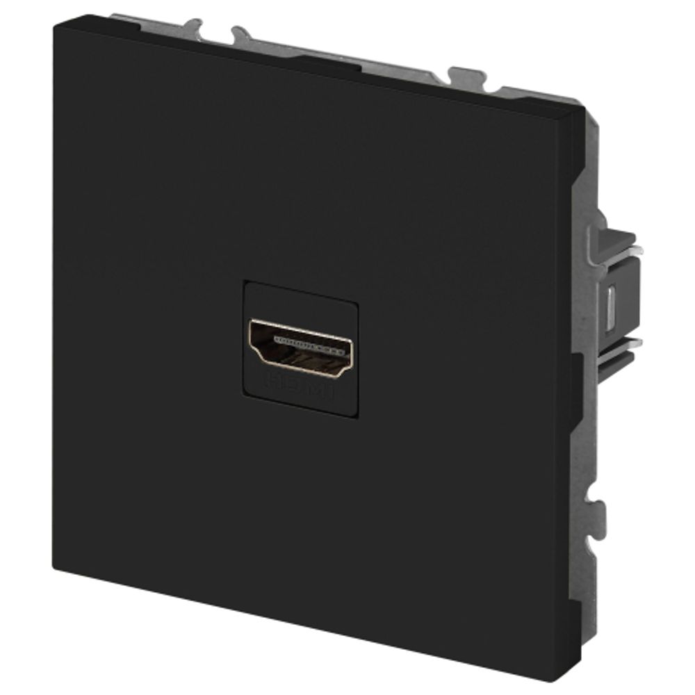 Розетка ЭРА Galaxy 15-3114-05 HDMI IP20 антрацит | Эра Galaxy