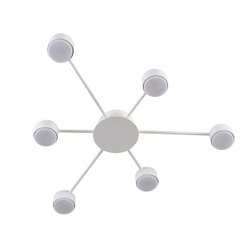 8343/6C COMFI LN26 252 белый, металл Люстра GX53 LED 6*7W 220V TORINA