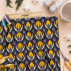 Ткань премиум дюспо ретро мотивы вдохновения