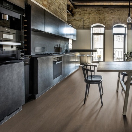 Паркетная доска Kahrs Дуб Faded Black