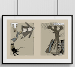 Постеры с иллюстрациями А. Дмитриева и И. Олейникова