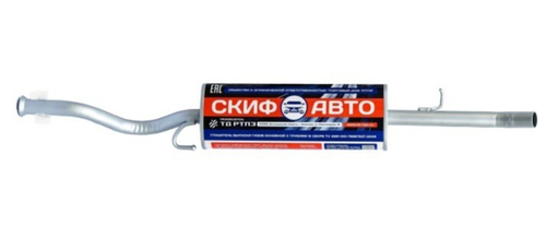 Глушитель основной для ВАЗ 2170 Приора хэчбэк Скиф