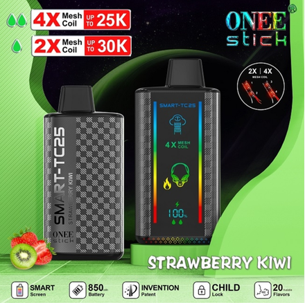 Kangvape TC25K Strawberry kiwi - клубника-киви 25000 затяжек 20мг Hard (2% Hard)