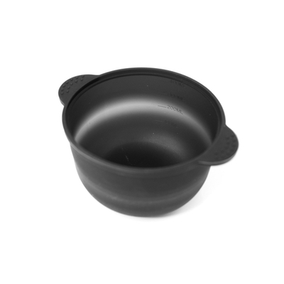 Чаша для воскоплава круглая 400 мл ЧЕРНАЯ