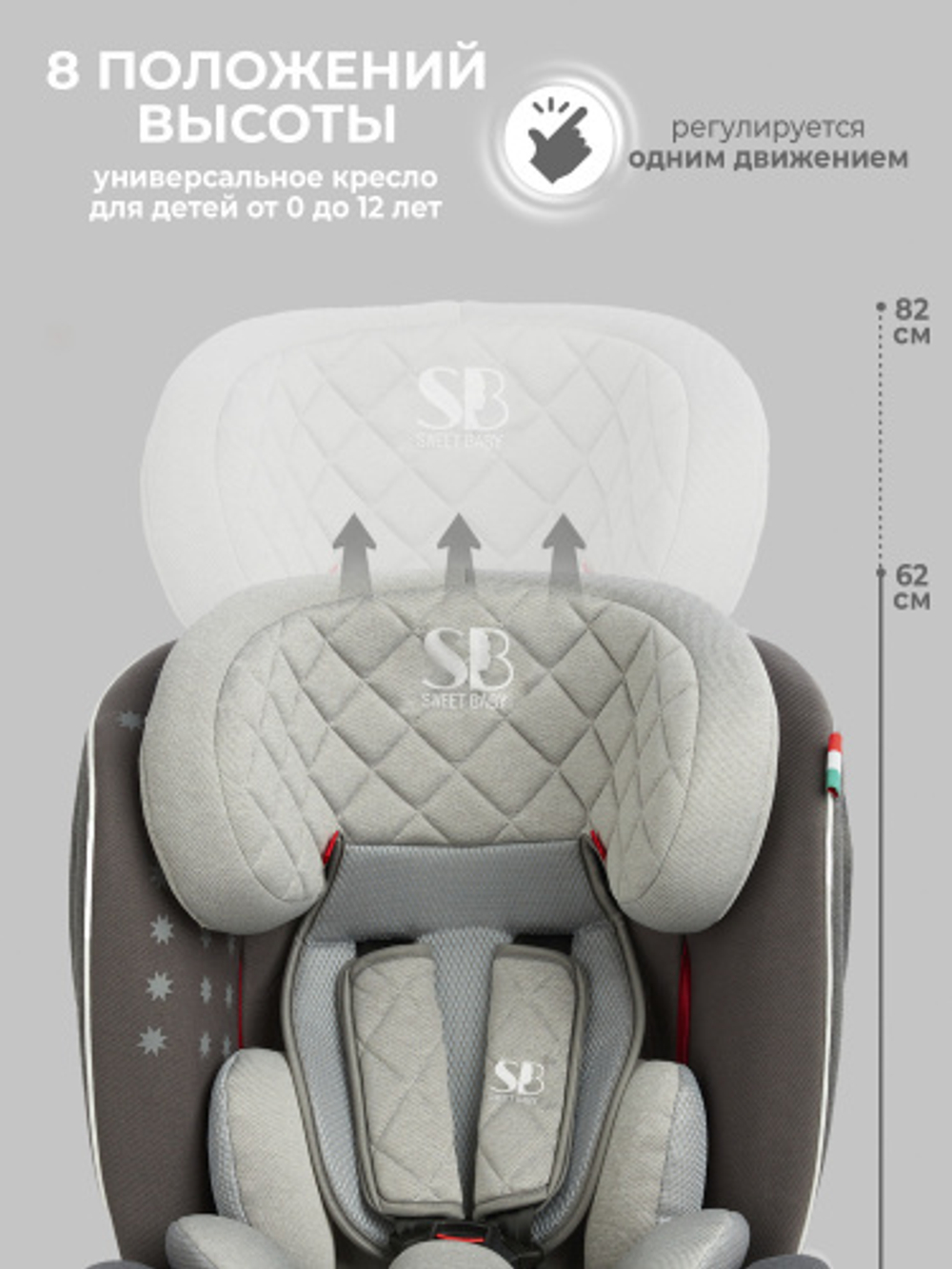 Автокресло  Sweet Baby Crosstour 360 SPS Isofix группа 0123 (0-36)