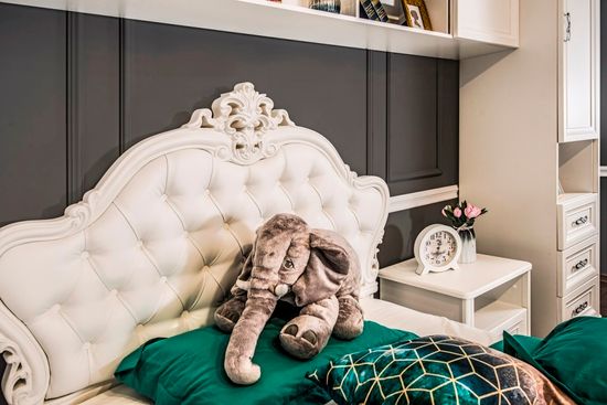 Кровать МИШЕЛЬ  с мягким изголовьем односпальная