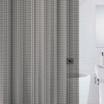Штора для ванной 3D серый 180*180см, EVA