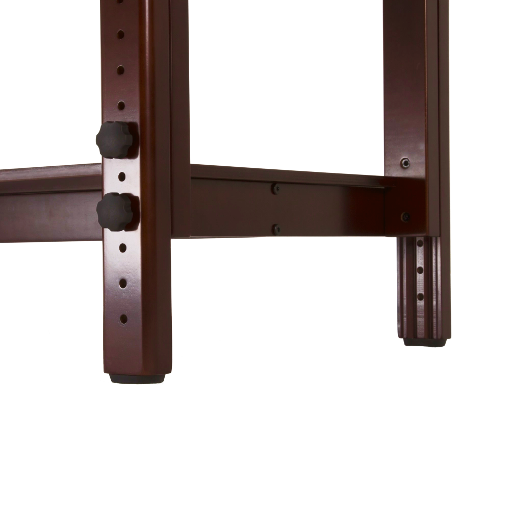 Массажный стол Mizomed Classic-Flat широкий (82 см) коричневый, стационарный