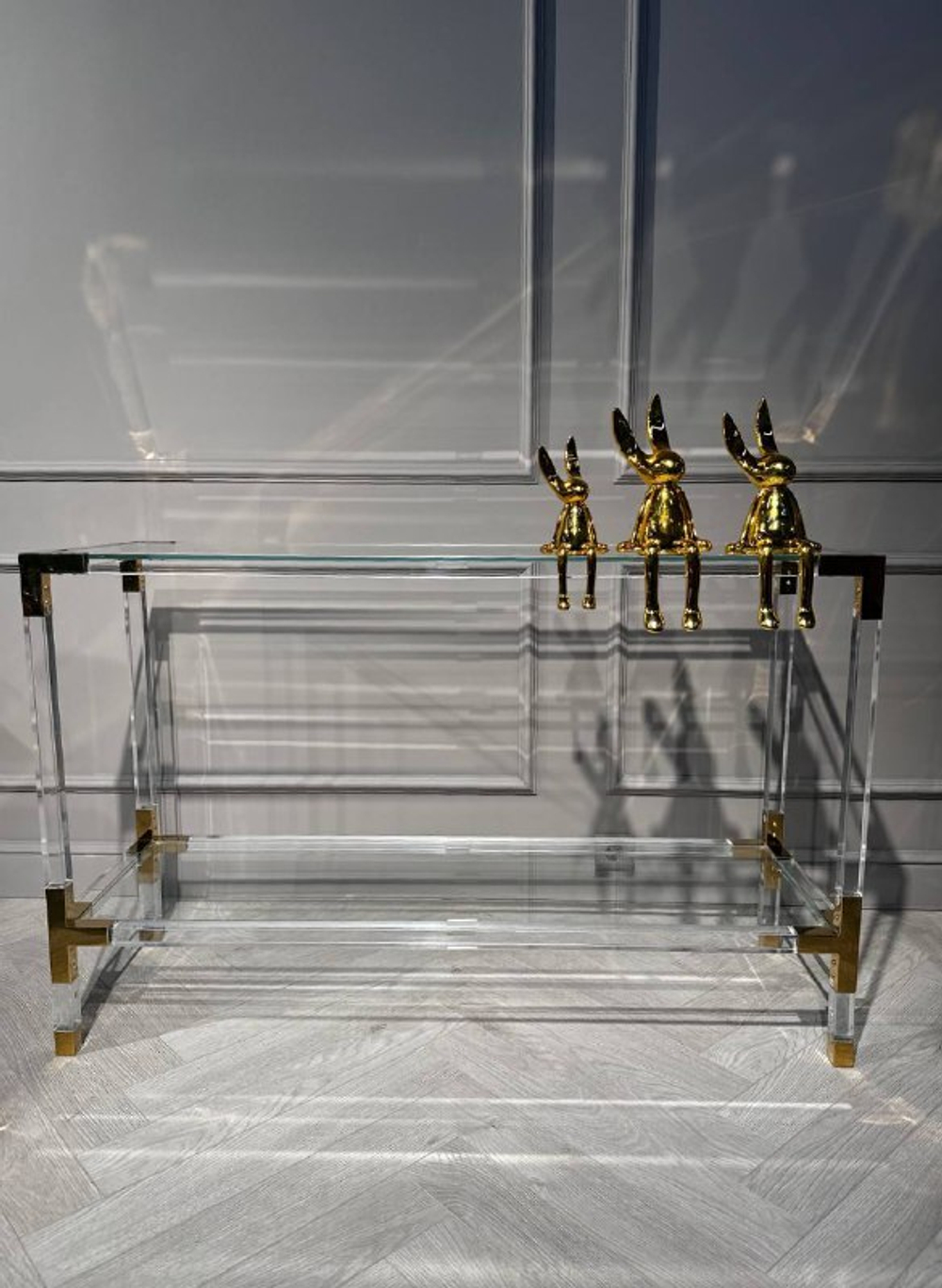 Консоль Ist Casa Роялти, 120х40х76 см, прозрачный